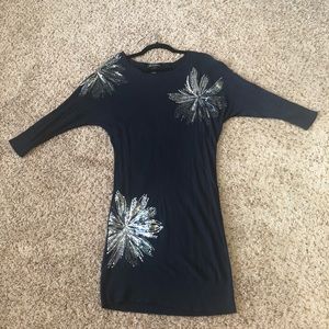 Navy blue sparkle dress!